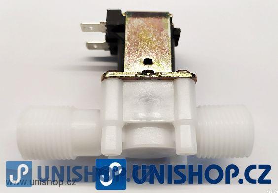 JP1515; NC, G1/2", 12VDC, - Elektromagnetický ventil 12V na vodu plastový