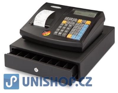 Registrační pokladny OPTIMA CR 20 2xRS/USB/LA černá se zásuvkou
