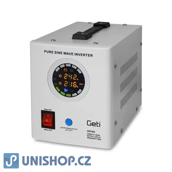 Zdroj záložní GETI   sinus 300W
