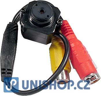 Minikamera color CMOS 1/3" PAL-CCIR,20x20x14mm; včetně zdroje