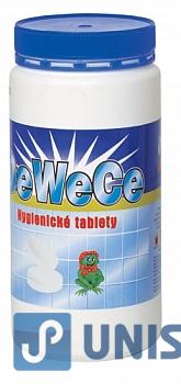De We Ce hygienické tablety; deodorant do pisoárů - NAFTALÍN - ové tablety