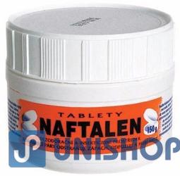 NAFTALEN - naftalín (dezodorační a insekticidní přípravek v tabletách