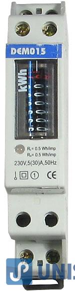 Elektroměr 1 fázový analogový na DIN lištu 