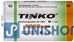 Nabíjecí článek NiMH D 1,2V/8000mAh TINKO