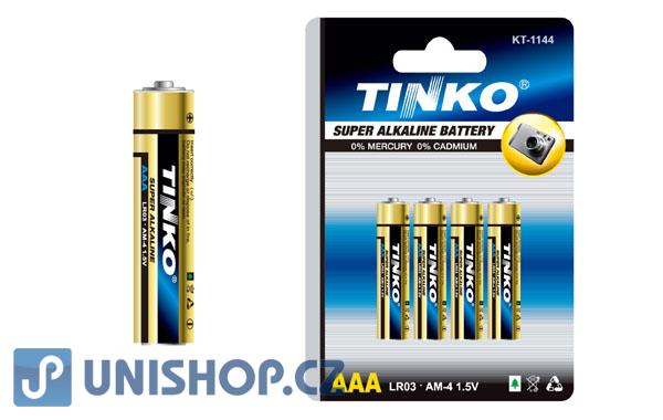 Baterie TINKO AAA(R03) alkalická