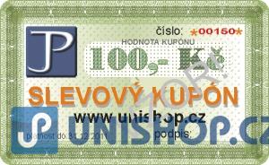 Dárek č.: 11 slevový kupón v hodnotě 100,- Kč sle