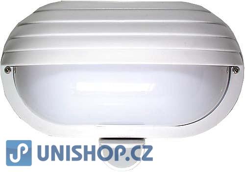 Nástěnné světlo s PIR,bílé 230V/60W