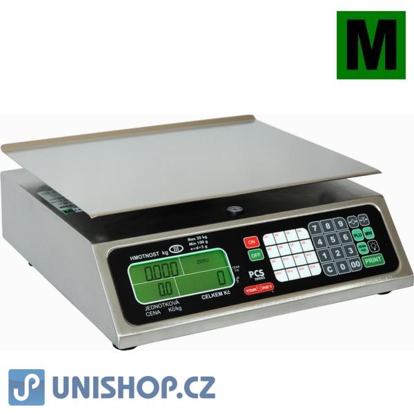 Váha obchodní pultová do 20kg, PCS-20 (RS1-20)
