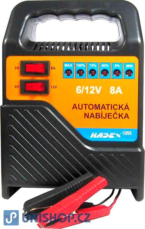 Nabíječka autobaterií 6-12V/8A HB1208S