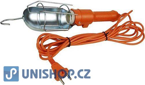 Svítidlo přenosné transportka 230V/60W,přívod 5m,oranžové