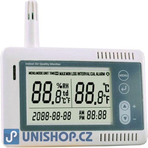 Teploměr+vlhkoměr se záznamem VAT810-TH/SD -Datalogger