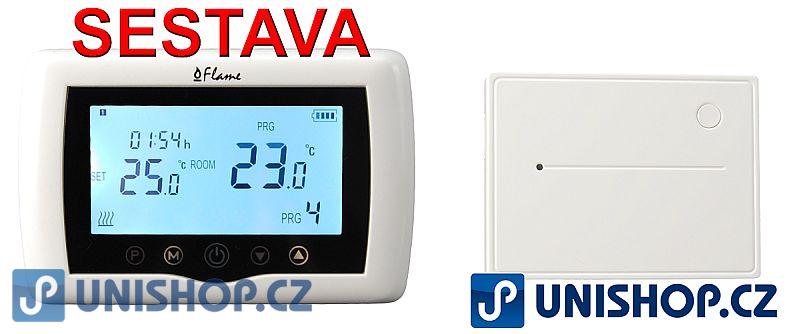 Bezdrátový termostat  Flame RF-U s modulem