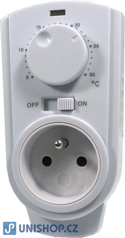 Zásuvkový termostat TH-926T analogový