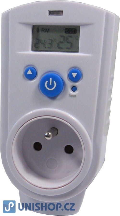 Zásuvkový termostat TH-928T digitální