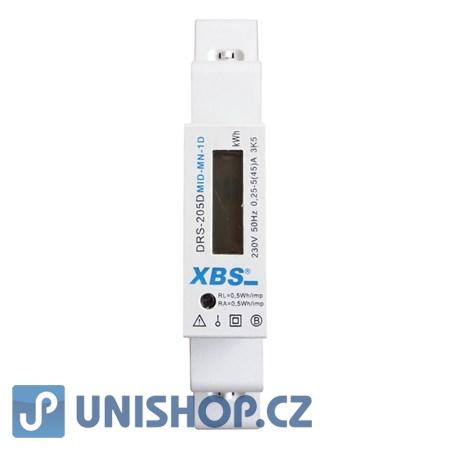 Elektroměr 1F na DIN lištu s MID certifikátem