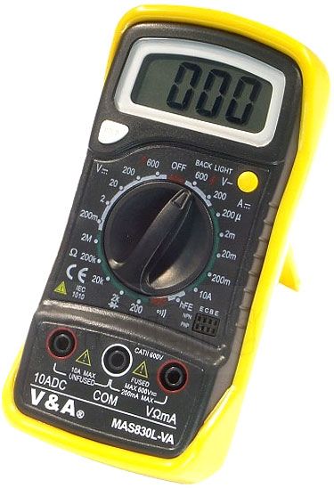 Multimetr MAS830L V+A