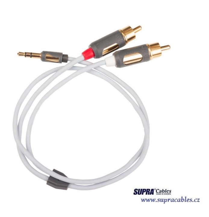 SUPRA MP-CABLE MINI PLUG-2RCA