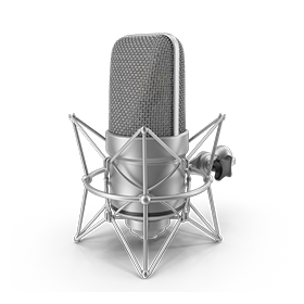 Microphone silver Microphone silver